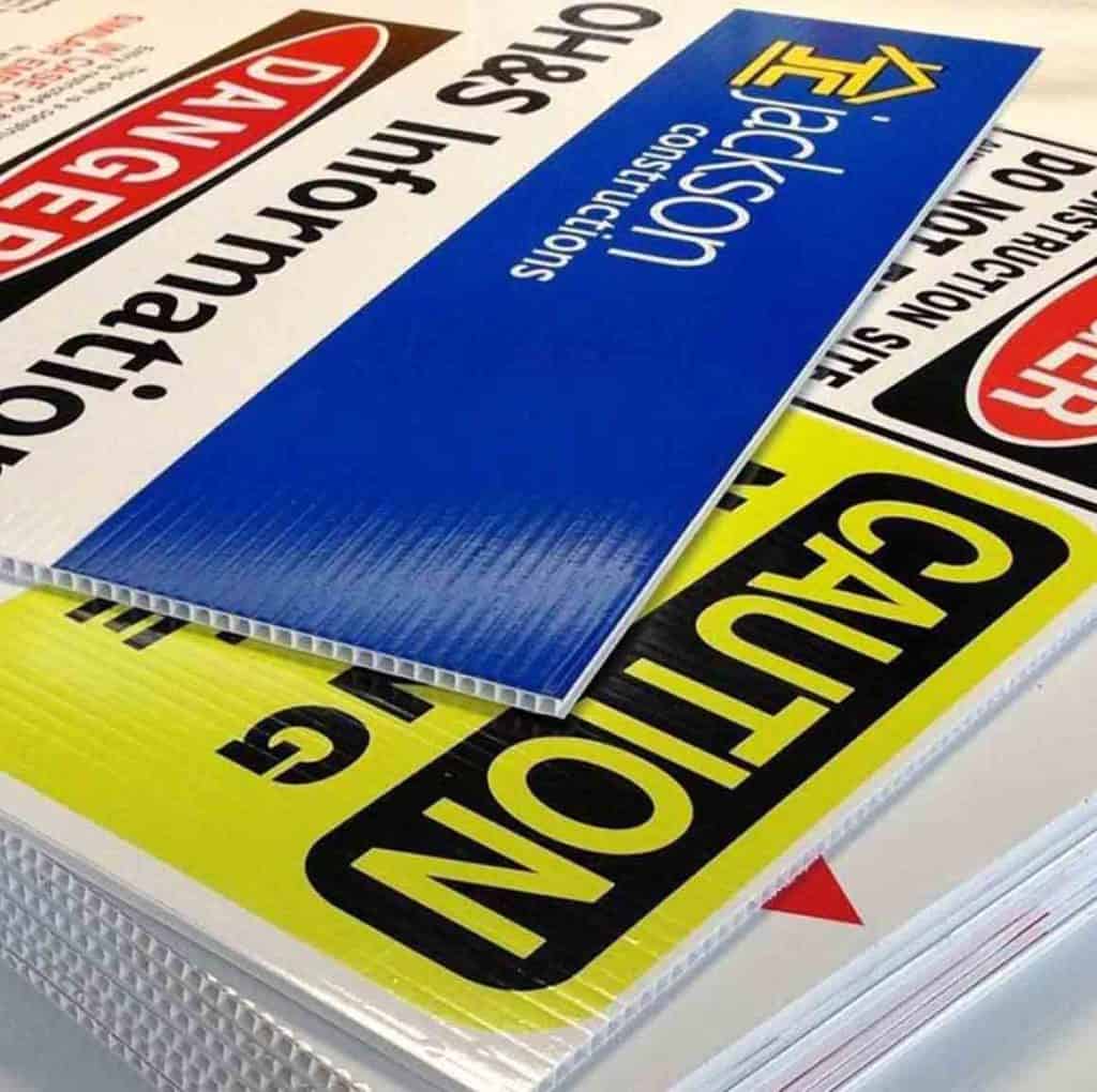 Correx sign printing Estate Agent Warning Signs Site Boards Plastic