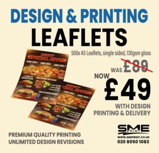 Cheapest A5 Leaflets printing with design