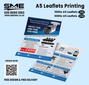A5 Leaflets Printing London