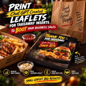 Chat GPT designed Leaflets printing